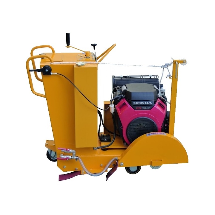 Taietor beton FLOOR10 BARIKELL, HONDA GX690, 27CP, pornire electrica, disc 450mm, Manual