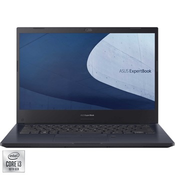 Laptop ultraportabil ASUS ExpertBook P P2451FA cu procesor Intel Core i3-10110U pana la 4.10 GHz, 14 Laptop ultraportabil ASUS ExpertBook P P2451FA cu procesor Intel Core i3-10110U pana la 4.10 GHz, 14