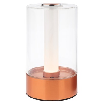 Veioza sau lampa de veghe cu Led, lumina calda si odihnitoare in 3 trepte cu touch, aspect modern, pentru dormitor sau camera copiilor, ATS, aurie, cupru rosu Veioza sau lampa de veghe cu Led, lumina calda si odihnitoare in 3 trepte cu touch, aspect modern, pentru dormitor sau camera copiilor, ATS, aurie, cupru rosu