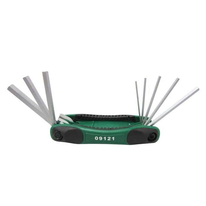 Set 8 chei locas hex. cu maner tip briceag Sata SA09121 1.5-8mm