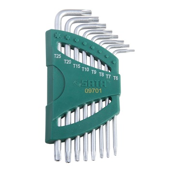 Set 8 chei locas hex. extra lungi. profil Sata TX SA09701 6-25 Set 8 chei locas hex. extra lungi. profil Sata TX SA09701 6-25