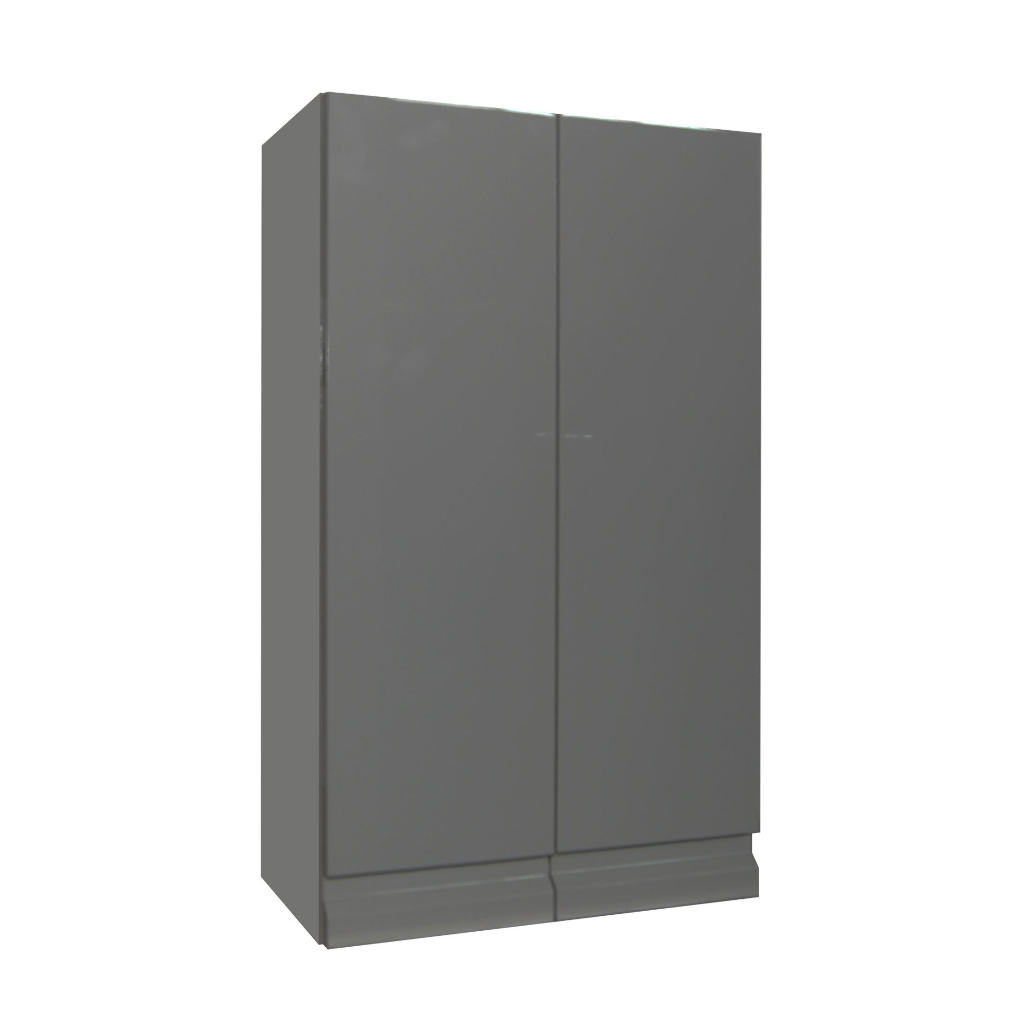 Dulap baie Badenmob 786, 2 usi, 2 rafturi, MDF, PAL, 68x40x21.5 cm, Antracit