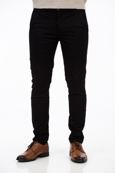 Pantaloni BE YOU chino barbatesti, Negru, 3XL Pantaloni BE YOU chino barbatesti, Negru, 3XL