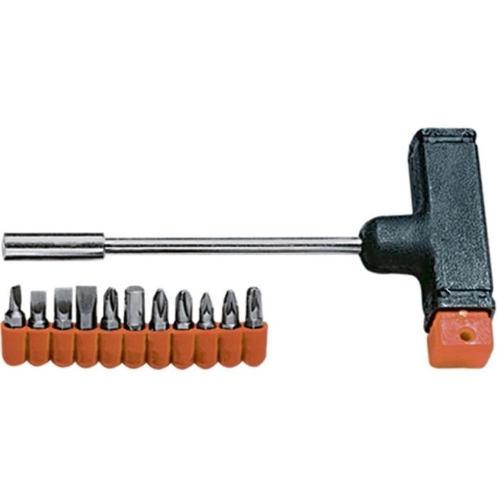 11db-os csavarhúzó szett T- nyéllel CrV