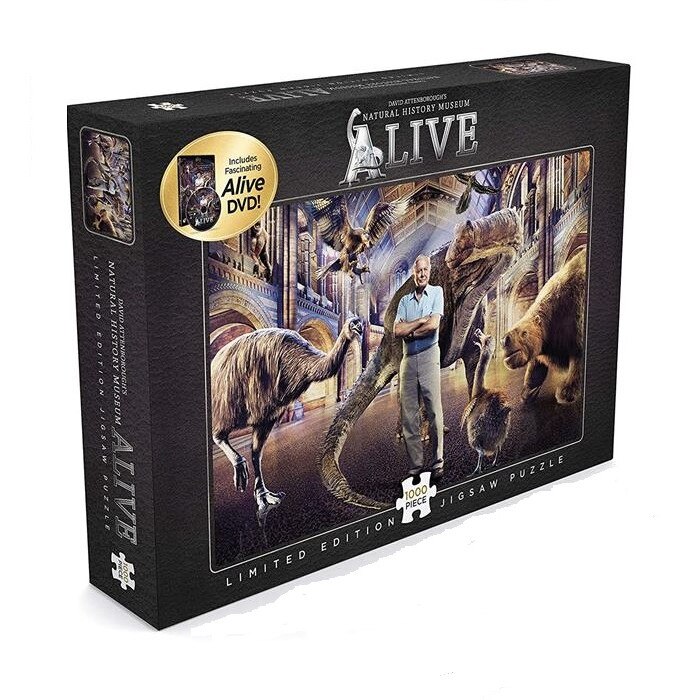David Attenborough - Natural History Museum Alive - Puzzle 1000 + Dvd