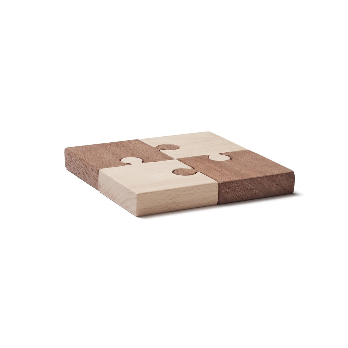 Kids Concept - Puzzle din lemn, 4 piese