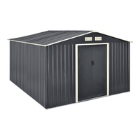 magazie - casuta pentru gradina encasa 277 x 319 x 192 cm tabla zincatametal 15 m gri inchis cu usi glisante imagen 14_0_
0