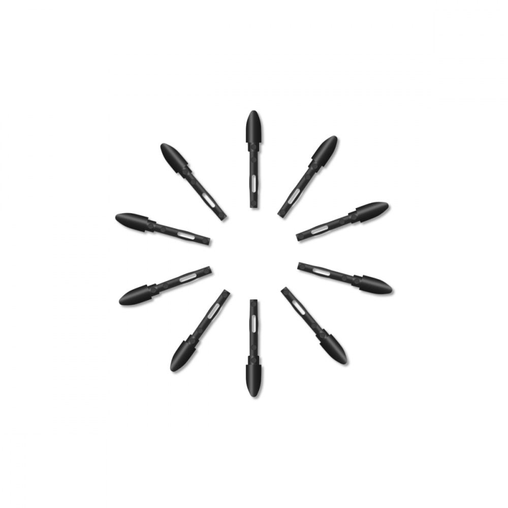 Kit varfuri pentru stilou digital Huion PN05 - 10 buc., compatibil cu HUION PW500/PW507