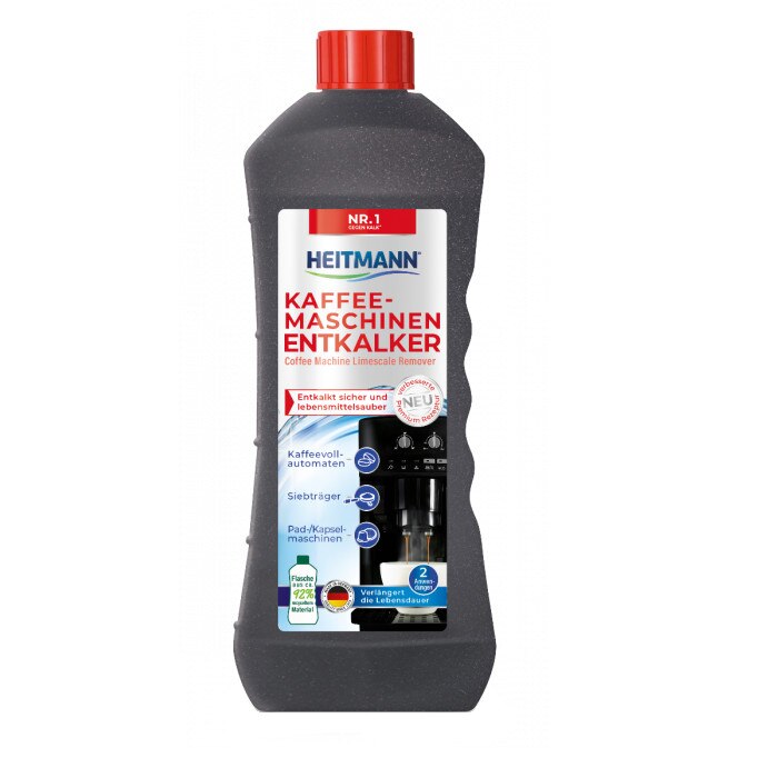 Solutie decalcifiere masini cafea Black Power, Heitmann 250ml