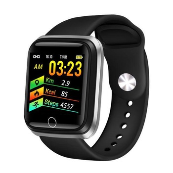 Ceas inteligent, SmartWatch LIGE cu Bluetooth, BPM, MMHG, Functii fitness, Notificari, Calorii, Cronometru S344 Negru Ceas inteligent, SmartWatch LIGE cu Bluetooth, BPM, MMHG, Functii fitness, Notificari, Calorii, Cronometru S344 Negru