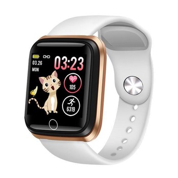 Ceas inteligent, SmartWatch LIGE cu Bluetooth, BPM, MMHG, Functii fitness, Notificari, Calorii, Cronometru S345 Alb Ceas inteligent, SmartWatch LIGE cu Bluetooth, BPM, MMHG, Functii fitness, Notificari, Calorii, Cronometru S345 Alb