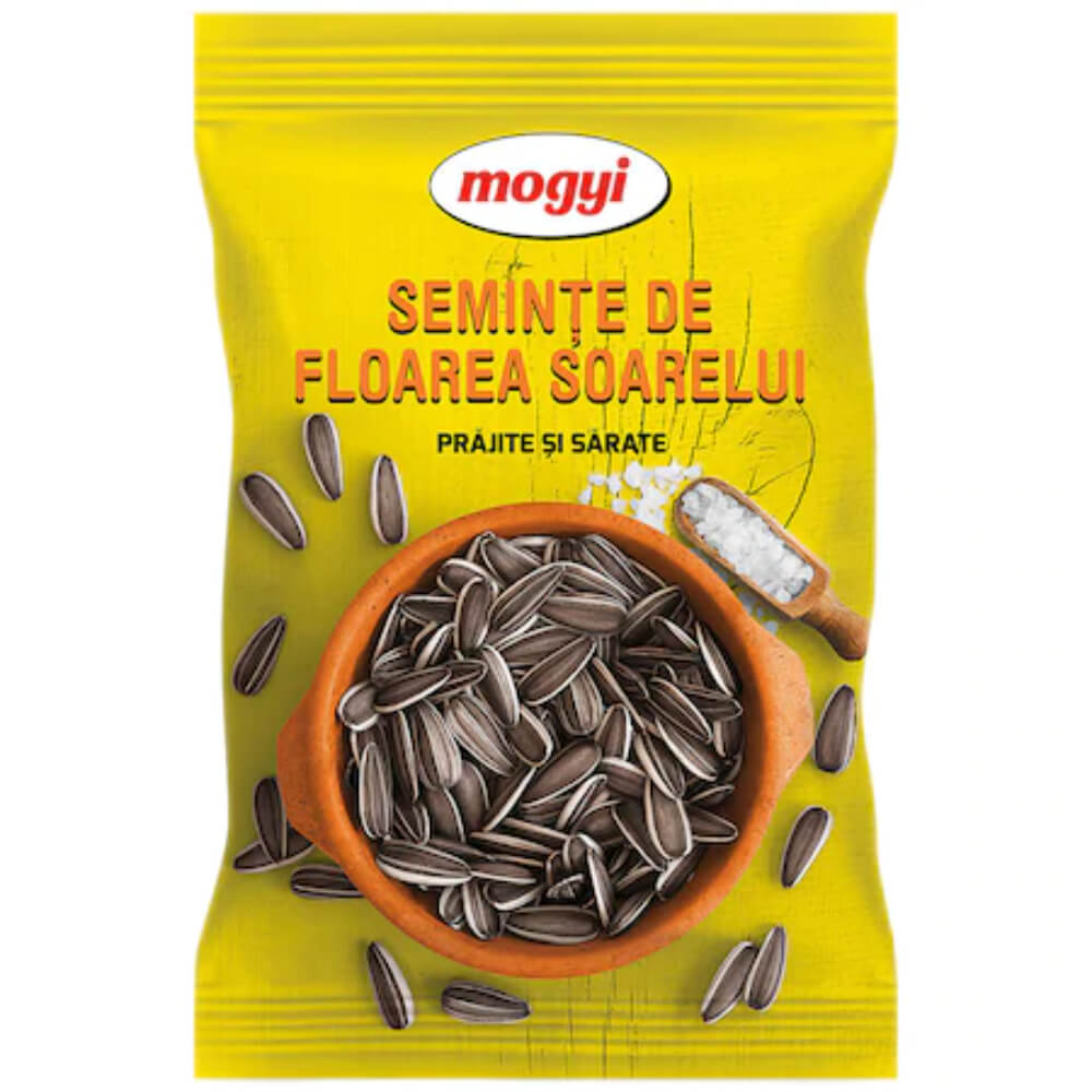 Seminte de Floarea Soarelui MOGYI, Prajite si Sarate, 40 g