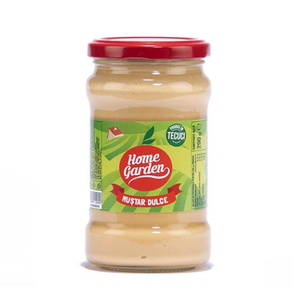 Bax 6 Borcane Mustar Dulce Home Garden, 290 g