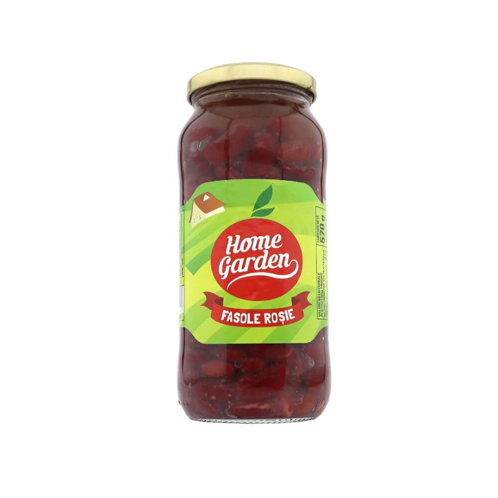 Bax 12 Borcane Fasole Rosie Home Garden, 570 g