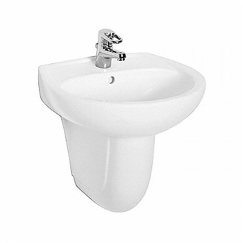 Lavoar Kolo, Idol, cu Orificiu Baterie si Preaplin, 50x41 cm, 1 buc Lavoar Kolo, Idol, cu Orificiu Baterie si Preaplin, 50x41 cm, 1 buc