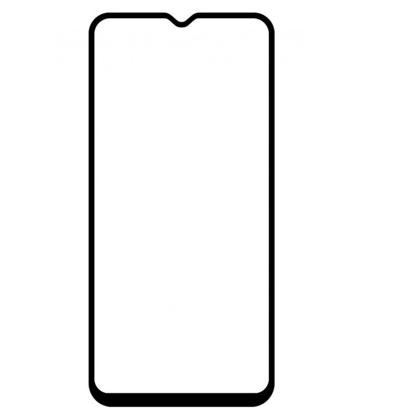 Folie din sticla 6D compatibila cu Samsung Galaxy A10, Contur Negru