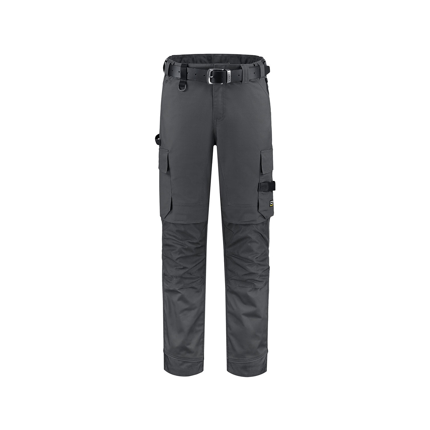 Pantaloni de lucru unisex, Malfini, talie joasa, buzunare multifunctionale, cu Cordura, elastici, gri inchis, 46
