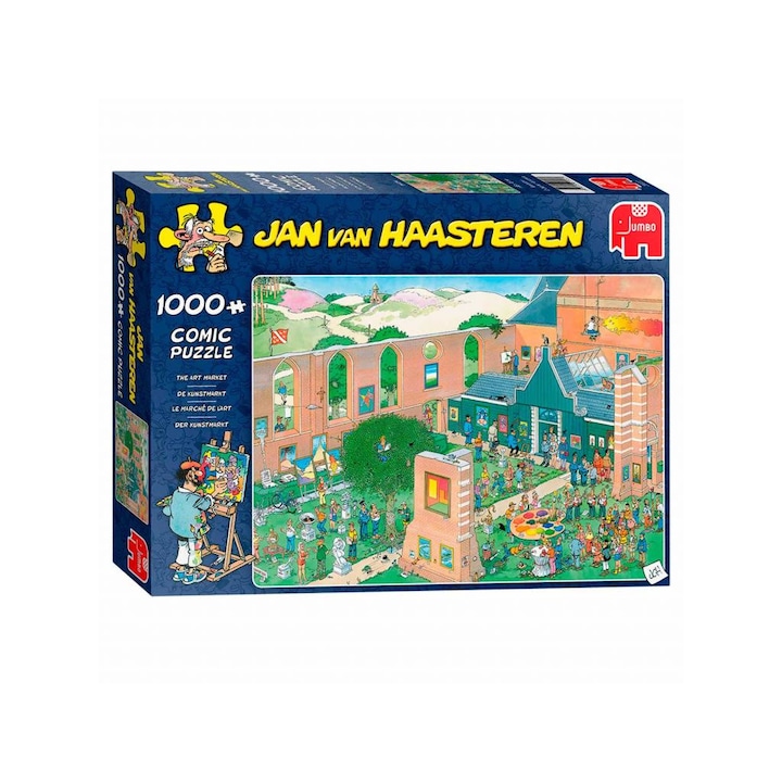 Jan van Haasteren 6200223 Jan Van Haasteren puzzle: Művészpiac (1000 db)
