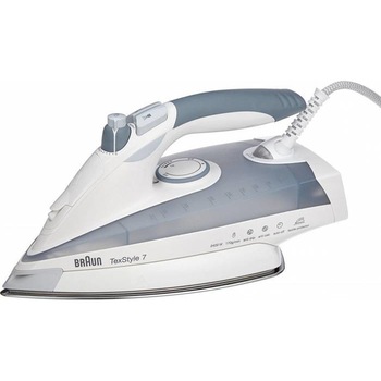 Fier de calcat cu aburi Braun TS 785 ESTP, 2400W, aluminiu, Alb/Gri Fier de calcat cu aburi Braun TS 785 ESTP, 2400W, aluminiu, Alb/Gri