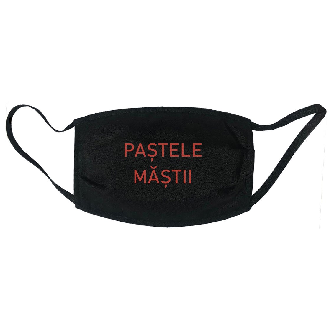 Masca personalizata reutilizabila, pentru adulti, din material textil, cu imprimeu ”Pastele Mastii