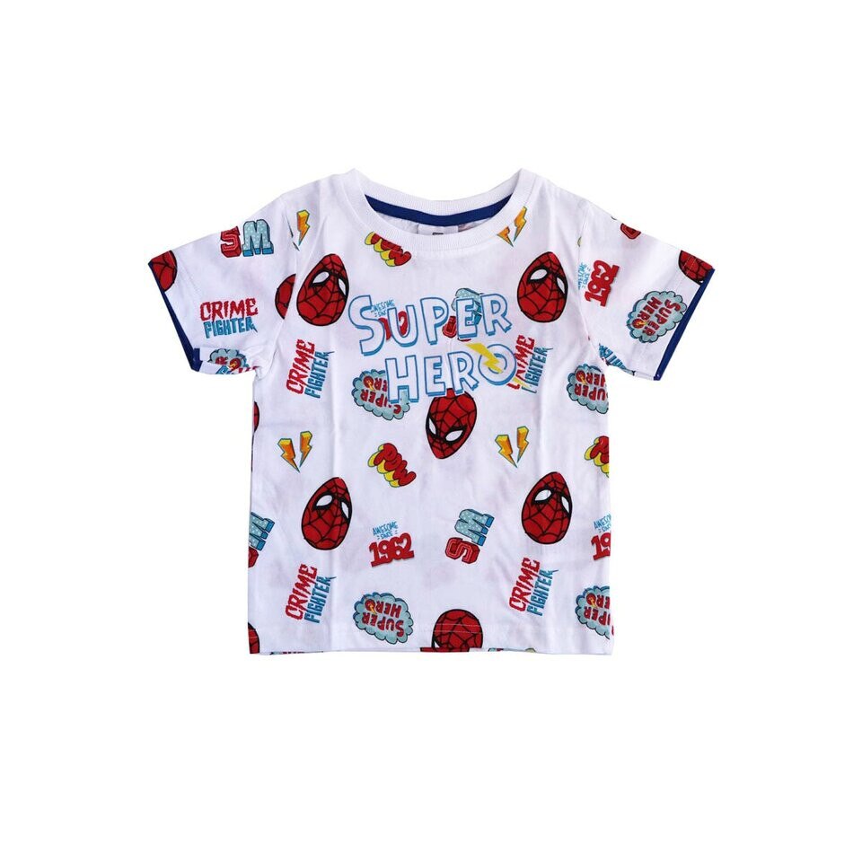 Tricou, Spider, Super Hero, alb