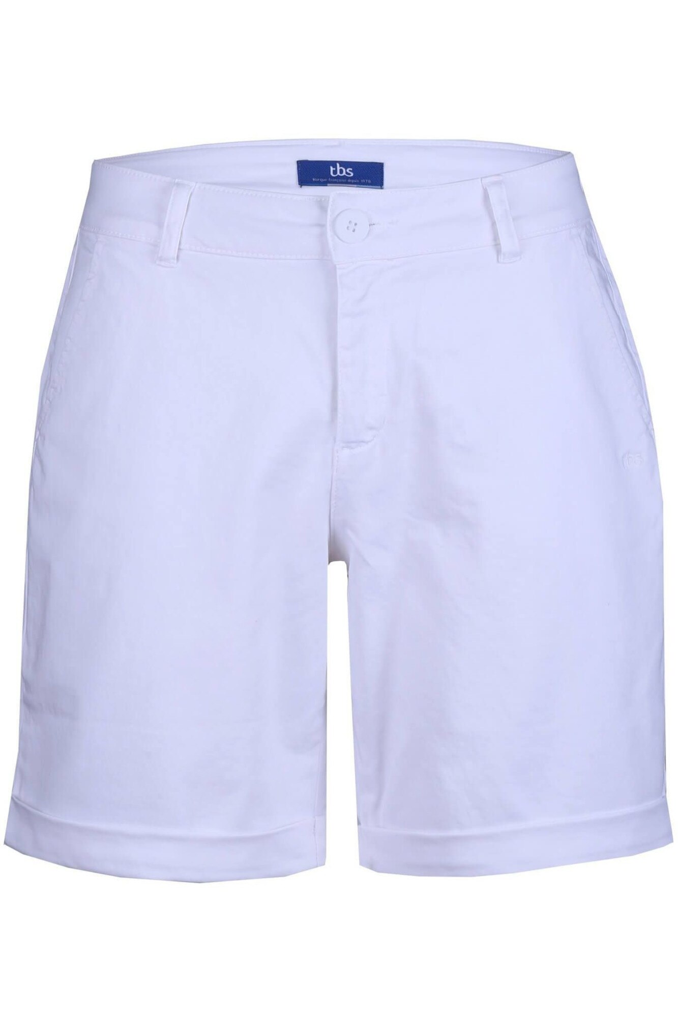 Pantaloni scurti, TBS Emibur, Alb, 40