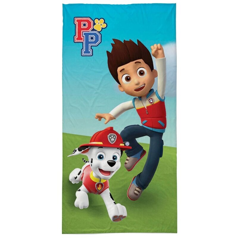 Prosop de plaja, Paw Patrol, albastru, 70x140cm
