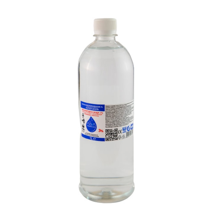 Кислородна вода ADVA, 3%, 1л.