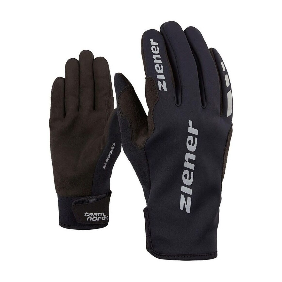 Manusi de schi, Ziener Urs Gws Glove Crosscountry, Negru, 8.5