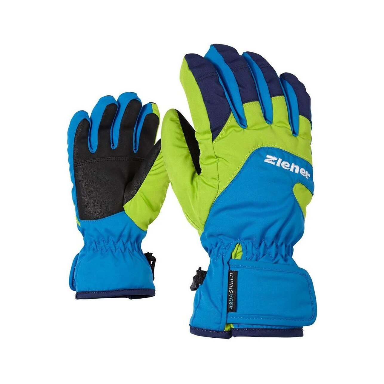 Manusi de schi, Ziener Lizzard As Glove Junior, Albastru, 3