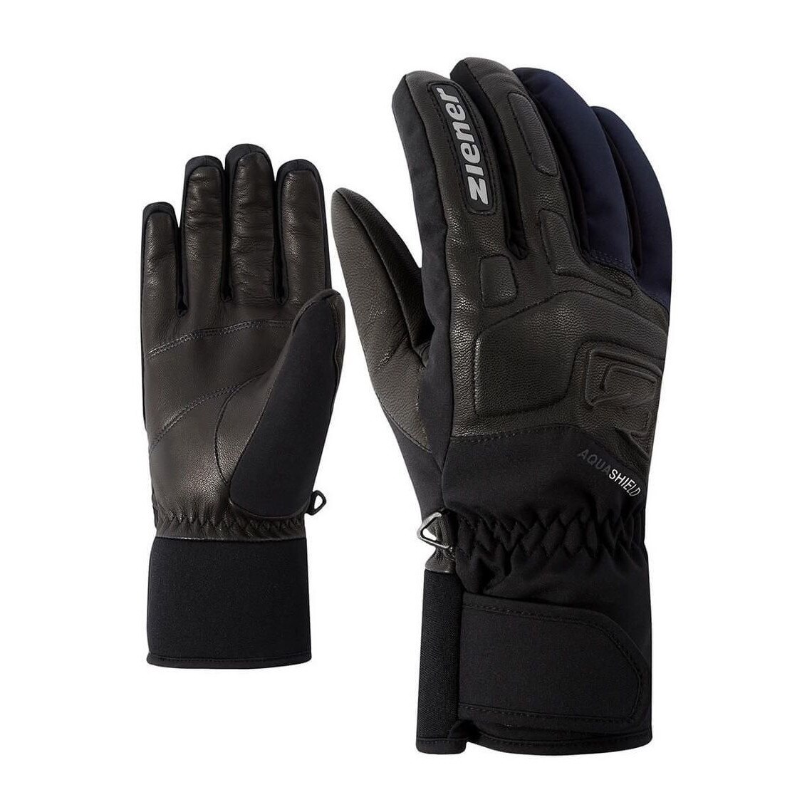 Manusi de schi, Ziener Glyxus As Glove Ski Alpine, Negru, 8