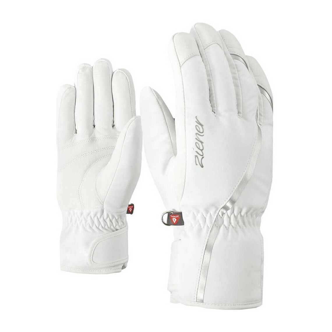Manusi de schi, Ziener Kaia As Pr Lady Glove, Alb, 6.5