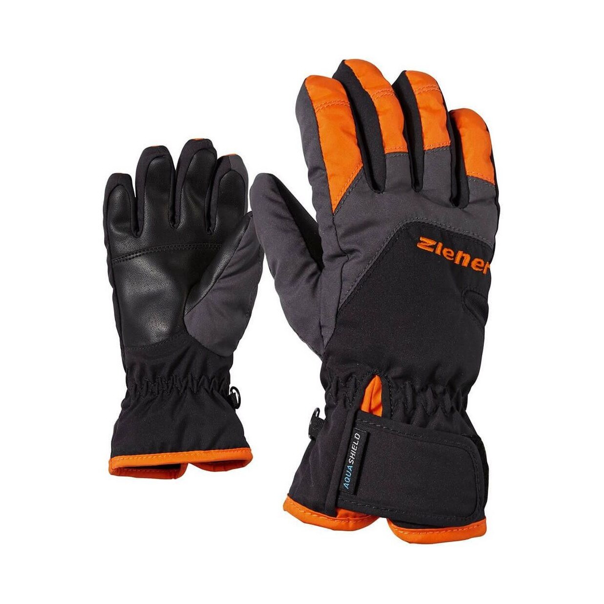 Manusi de schi, Ziener Lizzard As Glove Junior Negru 4