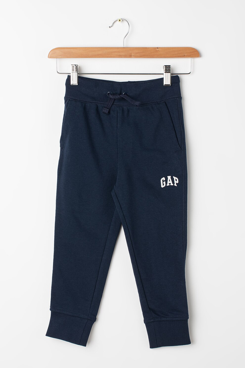 GAP, Pantaloni sport cu snur in talie, Bleumarin