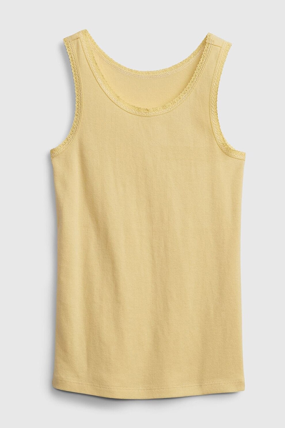 GAP, Top cu garnituri de dantela, Galben mustar