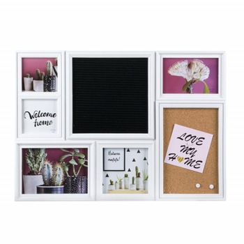 Panou foto decorativ Pufo pentru fotografii, 5 locuri, 53 x 37 cm Panou foto decorativ Pufo pentru fotografii, 5 locuri, 53 x 37 cm
