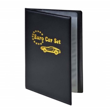 Husa cu protectie pentru acte auto, 18 x 11.5 cm, neagra, Pufo Husa cu protectie pentru acte auto, 18 x 11.5 cm, neagra, Pufo