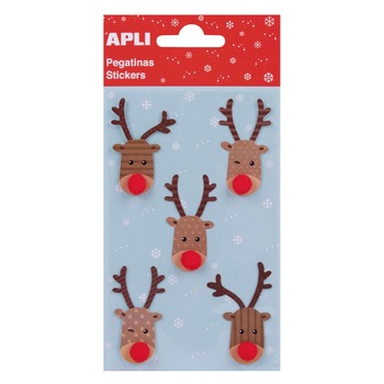 Stickere Apli multicolore in forma de ren Stickere Apli multicolore in forma de ren