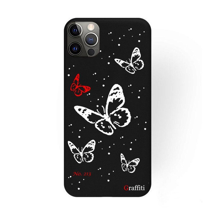 Telefontok iPhone 12 Pro - Graffiti No.213 mintás szilikon tok