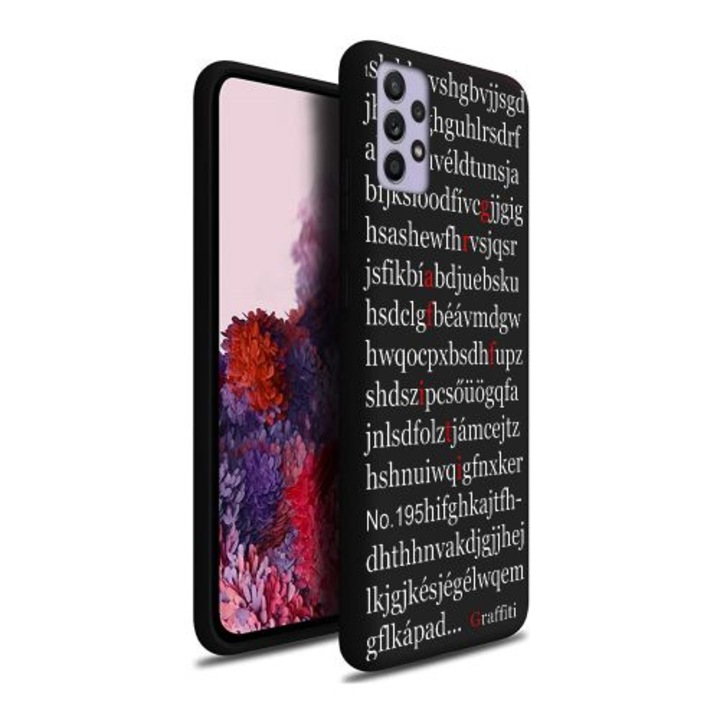 Калъф за телефон Samsung Galaxy A72 / A72 5G - силиконов кейс Graffiti No.195 шарка