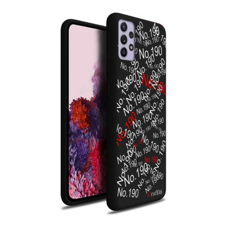 Калъф за телефон Samsung Galaxy A72 / A72 5G - силиконов кейс Graffiti No.190 шарка