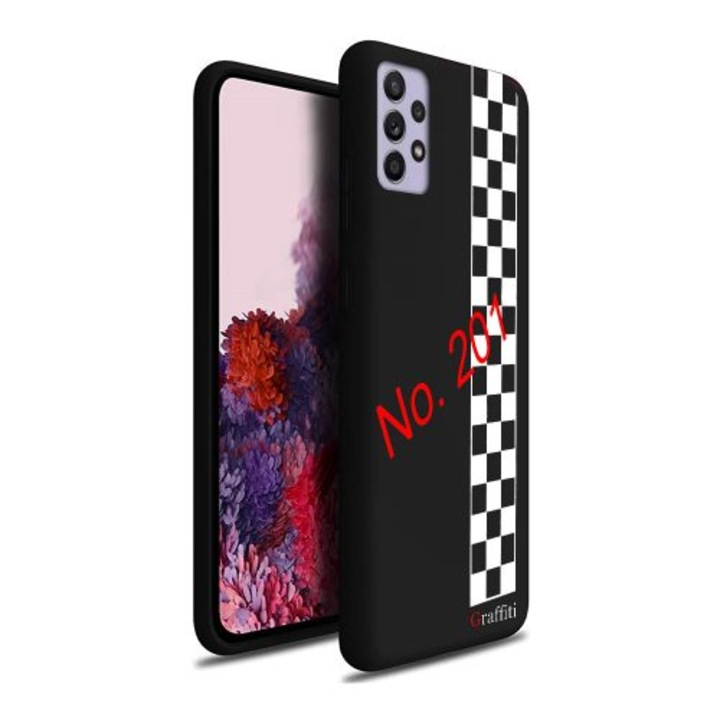 Калъф за телефон Samsung Galaxy A72 / A72 5G - силиконов кейс Graffiti No.201 шарка