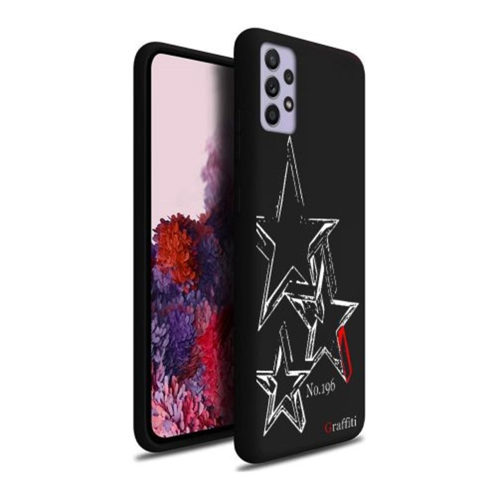 Калъф за телефон Samsung Galaxy A72 / A72 5G - силиконов кейс Graffiti No.196 шарка