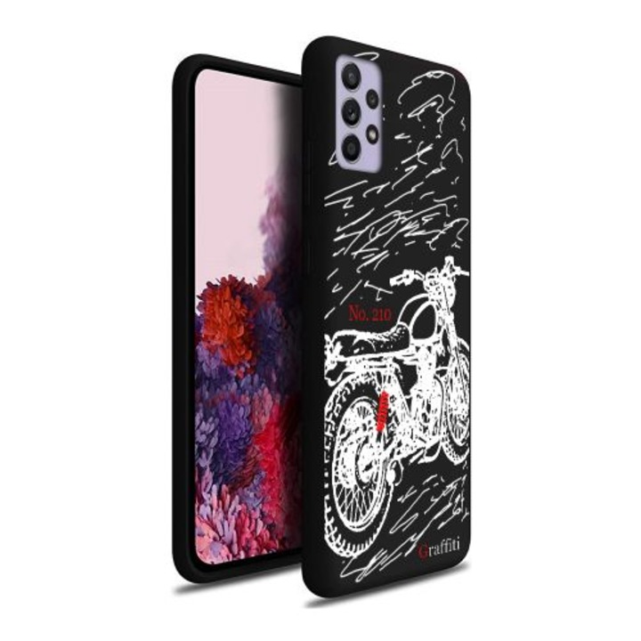 Калъф за телефон Samsung Galaxy A72 / A72 5G - силиконов кейс Graffiti No.210 шарка