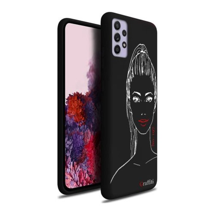 Калъф за телефон Samsung Galaxy A72 / A72 5G - силиконов кейс Graffiti No.197 шарка