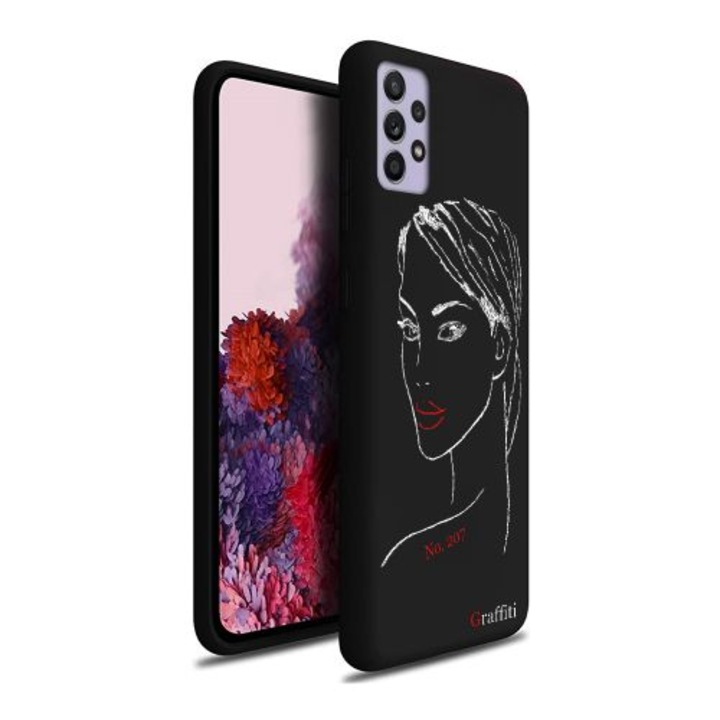 Калъф за телефон Samsung Galaxy A72 / A72 5G - силиконов кейс Graffiti No.207 шарка
