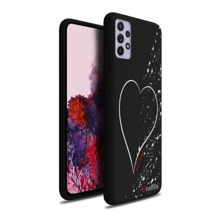 Калъф за телефон Samsung Galaxy A72 / A72 5G - силиконов кейс Graffiti No.218 шарка