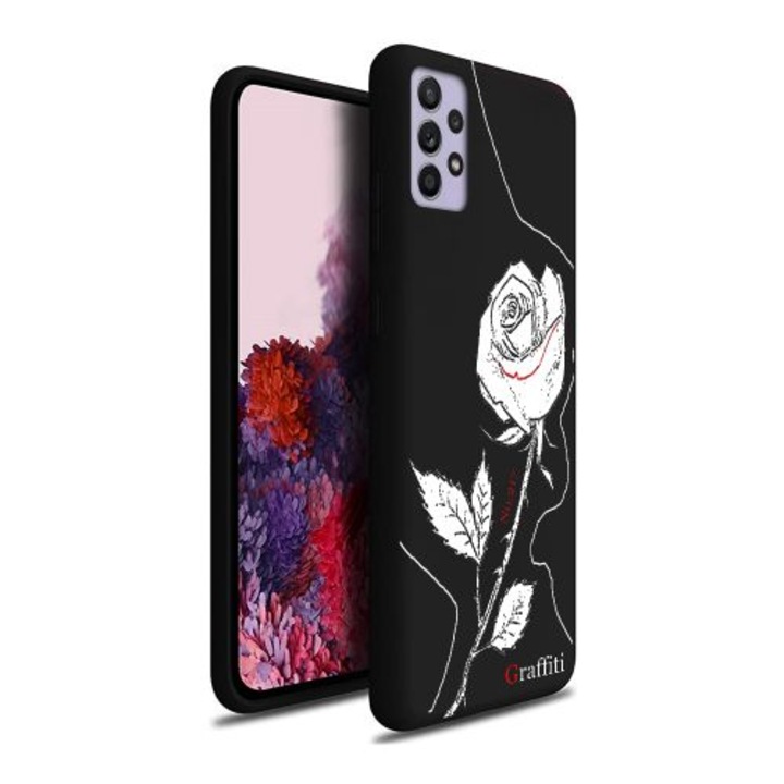 Калъф за телефон Samsung Galaxy A72 / A72 5G - силиконов кейс Graffiti No.217 шарка