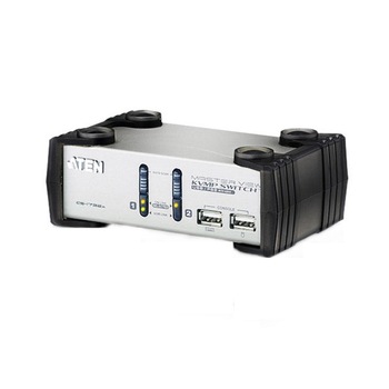 Switch KVM si Hub USB Aten, control 2 PC la 1 KVM Switch KVM si Hub USB Aten, control 2 PC la 1 KVM