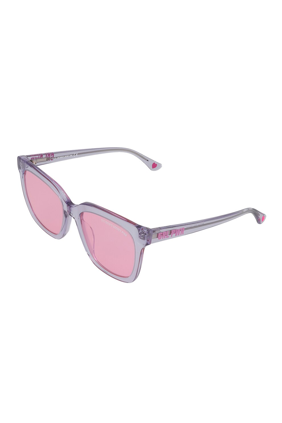 VICTORIA'S SECRET, Ochelari de soare patrati supradimensionati, Lila prafuit, 55-19-140 Standard